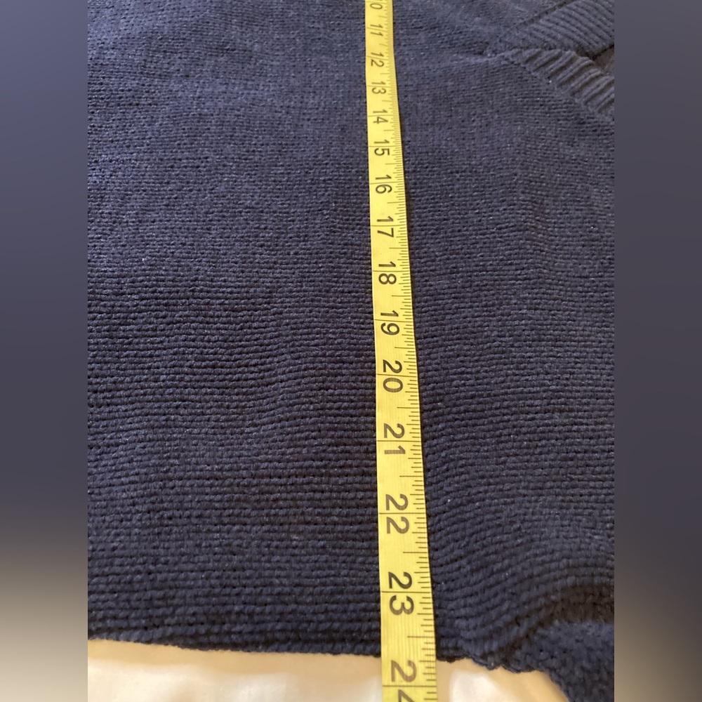 dip Deep Blue V-Neck Sweater for Women size:L - Picture 4 of 7